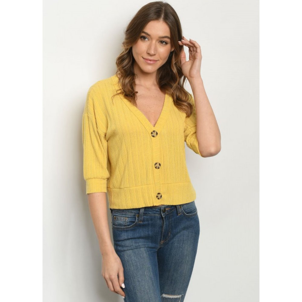 🛒Quarter Sleeve Cardigan - Picture 5 of 5